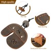 Ringsun Leather Archery Finger Tabs,Handmade Archery Finger Guard for Shooting