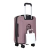 Travelers Club Chicago Plus Hardside Luggage, Mauve, 20" Carry-On