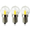 2W E12 Globe Crystal Candelabra LED Bulbs Daylight White 6000K