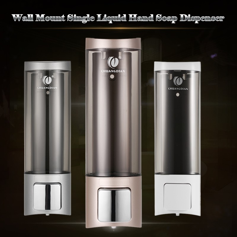 CHUANGDIAN Manual Hand Soap Dispenser with Double Sided Foam Tape