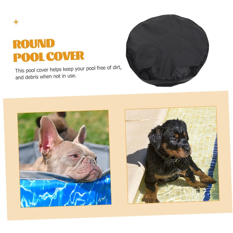 BESPORTBLE Outdoor Pool Cover Round Bath Tub Pet Swimming Pool