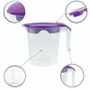 1 Liter Plastic Jug with Lid for Water Fruit Juices