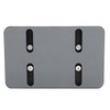 Aluminum Alloy Laptop Stand Vertical Adjustable Notebook Computer Storage HolderBlack