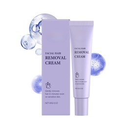 Facial Hair Removal Cream,Upper Lip Hair Remover,Soothing & Moisturizing Face Hair Remover for Women,Flawless Painless Delay Hair Growth,Sensitive Skin Depilatory,Gentle Depilatory for All Skin Types