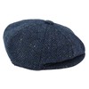 TruClothing 8 Panel Vintage Baker Boy Hat Newsboy Tweed Wool