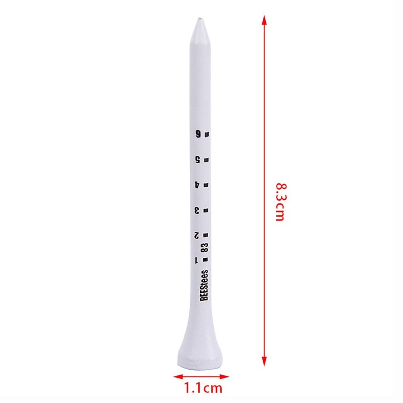 Dovhmoh 100pcs Golf Tees Wood Long Tall Golf Tees 83mm