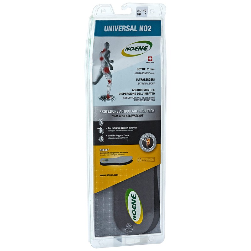 Noene NO2 Universal insoles, Insoles, Einlegesohlen NO2 Universal, 45