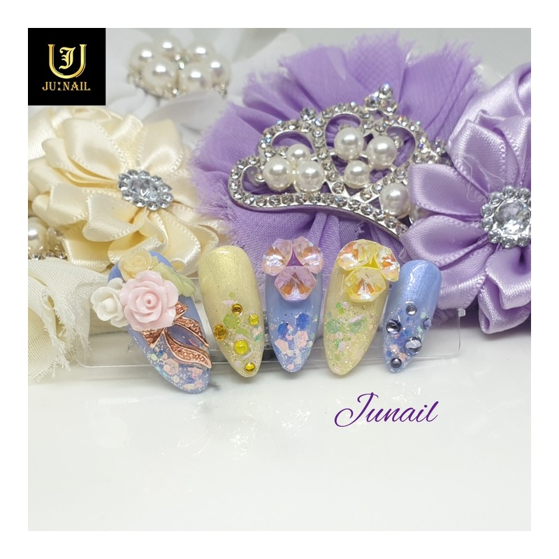 Congratulations♥ Handmade Nail Tips - Short Almond / 축하해♥ 수제네일팁