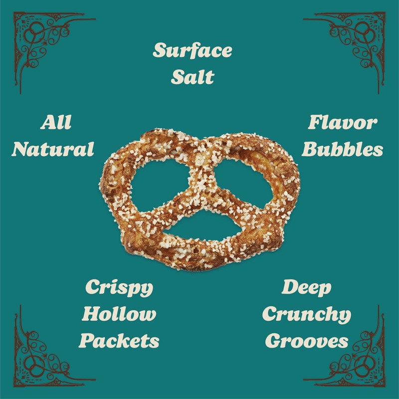 Unique Snacks Extra Salt Splits Pretzels, Original Split-Open Pretzels, Delicious
