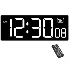 Soobest Digital Wall Clock with Seconds for Gym, Remote Countdown Timer Large...