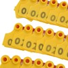 100Pcs TPU Pig Cow Ear Tag with Number 001‑100 Ear