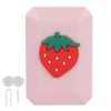 HEITIGN Contact Lens Cases Cute Strawberry 4 in 1 Travel