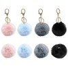 8 Pieces Plush Keychain, Cute Keychain, Luggage Accessories, Creative and