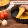 Highkit 24cm / 9.5inch Deep Quiche Tins with Loose Base,
