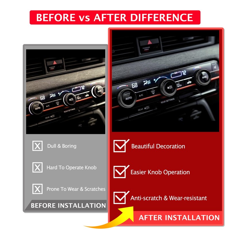 for 2023-2025 Honda Pilot & 2026 Passport Accessories, 3pcs Aluminum