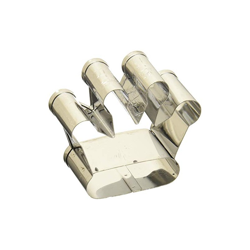 Birkmann Cookie Cutter 1010647510, Steel Grey, 4 X 4 X