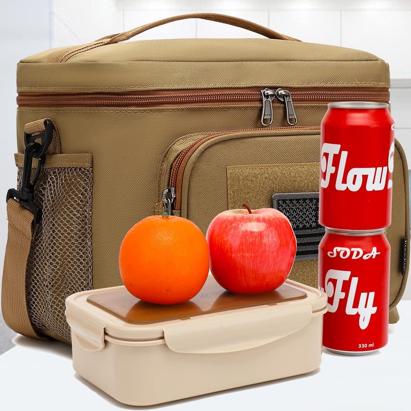 FlowFly Lunch Bag, Insulated Cooler, Thermal Lunch Box Tote with