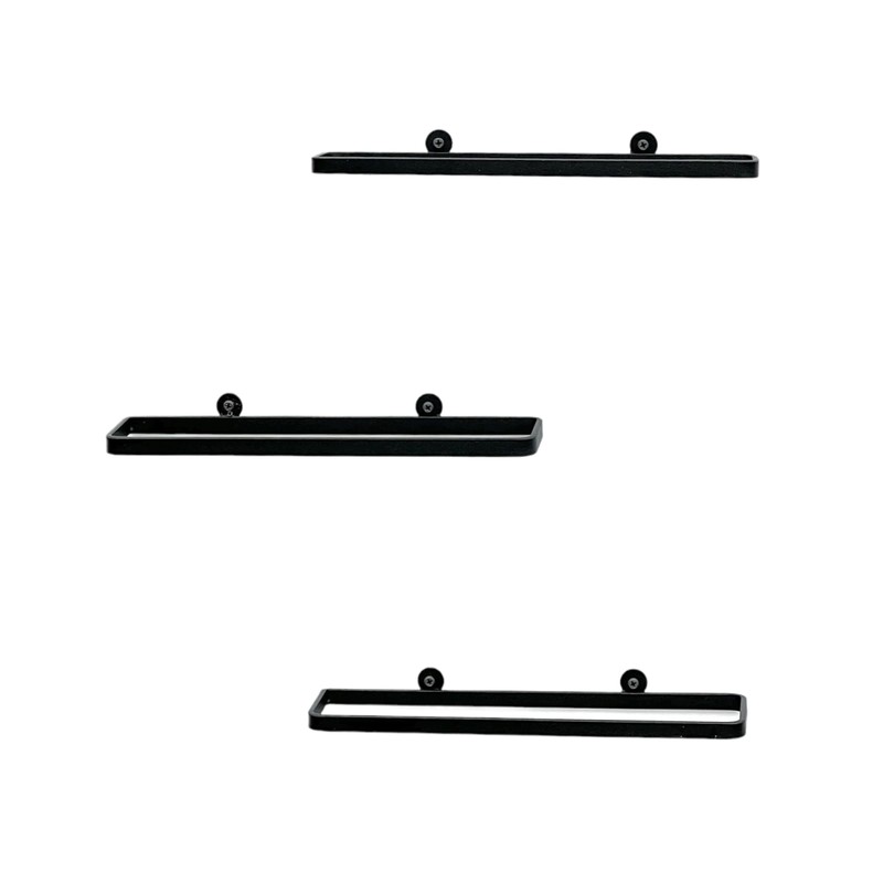 DanDiBo Wine Holder Metal Black Set of 3 Wine Rack