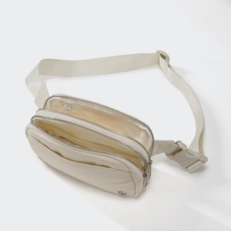 Pander Everywhere Belt Bag for Women, 5 Zipper Pockets RPET