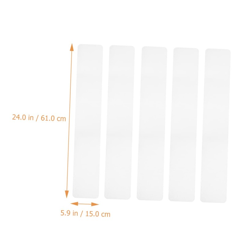 KONTONTY 10-Pack Anti Bathtub Tape Non-Skid Floor Strips for Safety