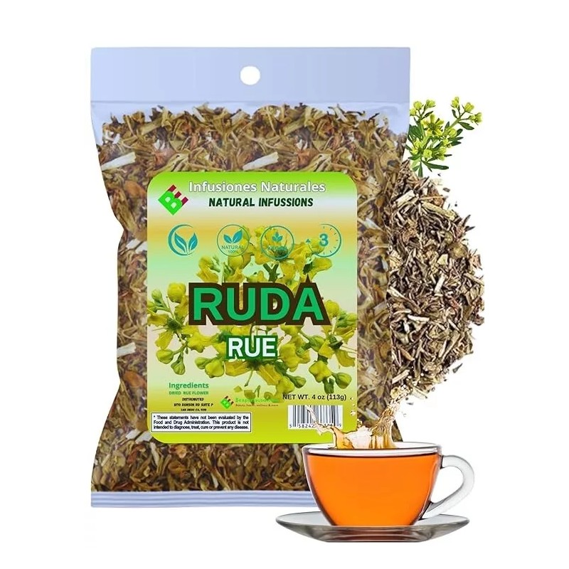 B-Experts Store Ruda Seca Té (Rue Dried Herbs Tea) 4oz