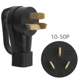 Dealtus (Heavy Duty 6AWG) Nema 10-50P 50A Dryer to 6-50R 50A Welder Adapter Cable,3-P...