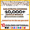 TENKIDOM Pickup Tailgate Assists Compatible with Nissan NP300 Frontier D23
