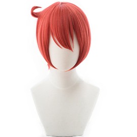 Heat-resistant kosupureuxiggu Castle In The Bob The ND Cell Red kosutyumu Wig Wig + Bonus 2 Piece