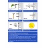 Konhard CS005 Wall Mounted Stainless Steel Bathroom Shower Corner Caddy