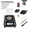 UNIWEIGH Digital Milligram Scale Accurate 0.001g/50g,Precision mg Scale for Jewelry,Powder,Gold,Gem,Reloading