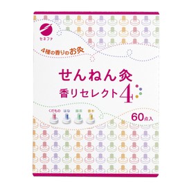 Senefa Moxibustion Scent Select 4, 60 Pieces