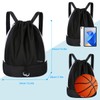 RYACO Drawstring Bags Drawstring Gym Bag Water-Resistant Sports Backpack, String