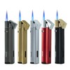 5 Pack Butane Torch Lighter Fuel Refillable Gas Window Viewable