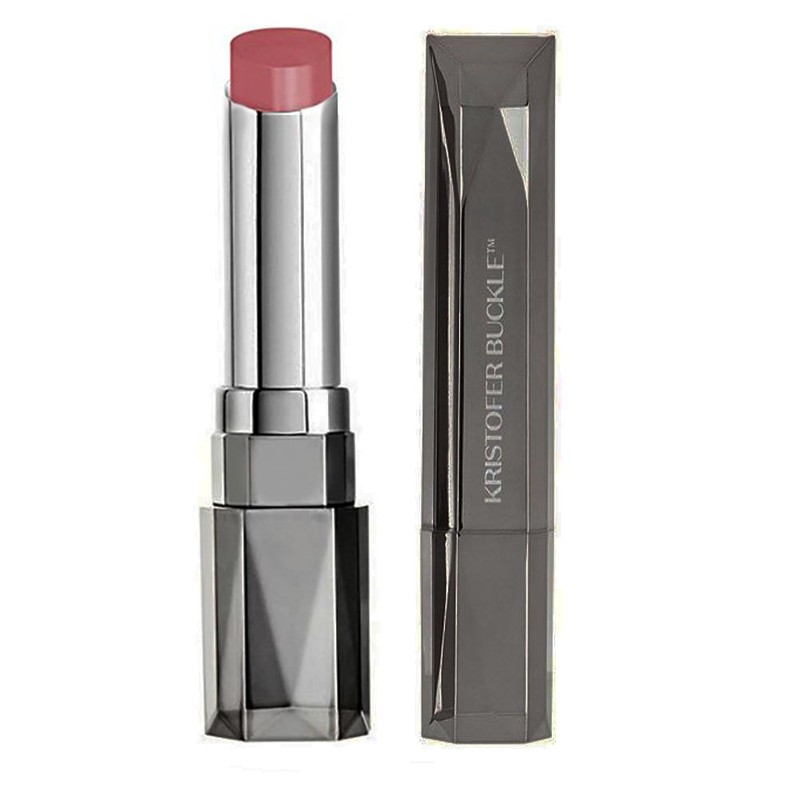 Kristofer Buckle Cashmere Slip Longwear Lipstick Bardot- Nude shade