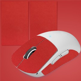 TALONGAMES DIY Version Anti Slip Grip Tape for Gaming Mouse,Sweat Resistant,Easy to Apply,Professional Mice Upgrade Kit (Red)