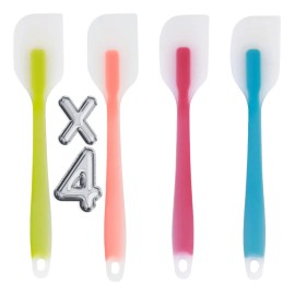 Espátulas Miserable 27cm Silicon Reposteria Cocina Decorar 4pz F