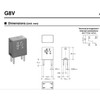 Relay 15328866 (Set of 4) – 12VDC 20A 4-Pin High-Power