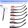Vilbocr 4 Pairs Safety Glasses Side Shields,Eye Protection Flexible Anti
