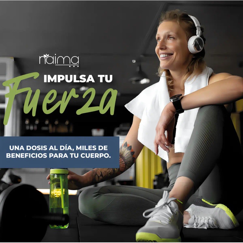Arginina Naíma 1000 100 Cápsulas Rendimiento Circulación