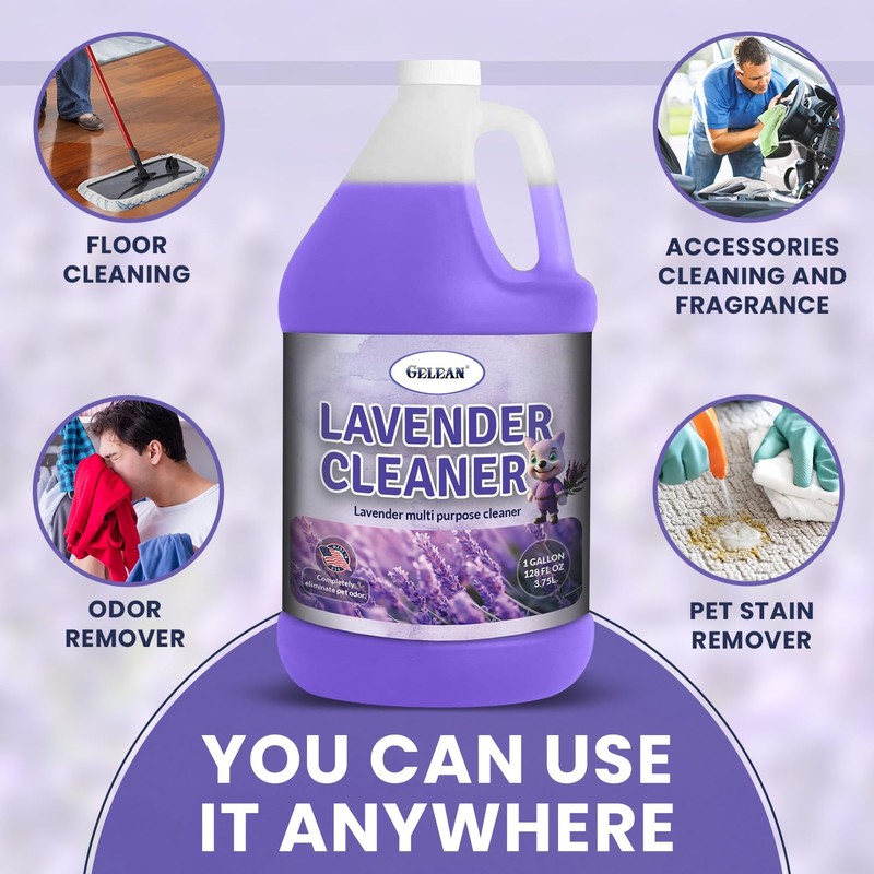 GELEAN LAVENDER Multi Purpose Cleaner & Deodorant Concentrate Lavander cleaner