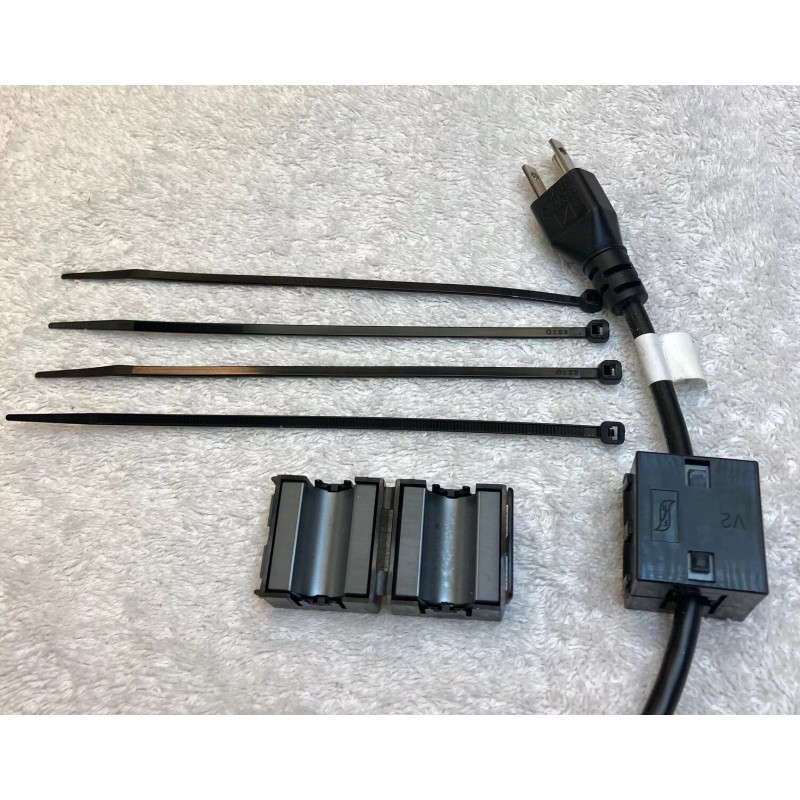Unbranded FERRITE CORE TOROID POWER CORD NOISE SUPPRESSOR CLIP ON