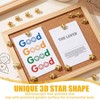25 Pcs Gold-Hued Push Pins, Decorative Star Thumb Tacks Gold-Hued