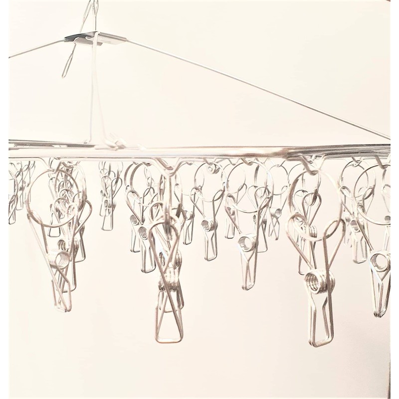 Bare & Co. - Stainless Steel Compact Peg Hanger (52