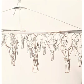 Bare & Co. - Stainless Steel Compact Peg Hanger (52 pegs) - Rectangle Design