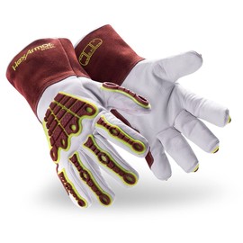 HexArmor Welding Heat Resistant with HexHide Safety Work Gloves | HeatArmor 5055 | Small