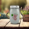 Lucky Pig Solar Light with Saying "Viel Glück ein dekoratives