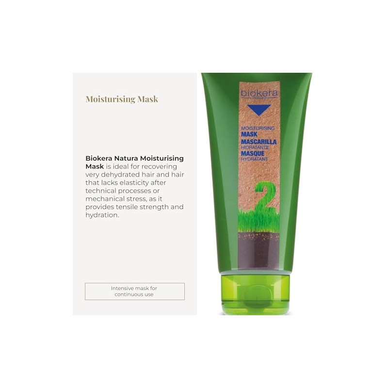 Salerm Biokera Natura Moisturizing Mask, 6.76 Ounce/200 ml