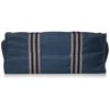 [EXAS] Horizontal Line Pattern Tote Bag (Medium), navy