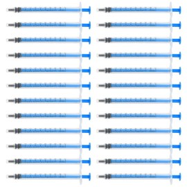 TIMESETL Pack of 100 Syringes 1 ml Plastic Syringe, Oil Dosage Syringe (without Needles) for Feeding Animals, Liquid Measurement for Laboratory, Industrial Precision Application