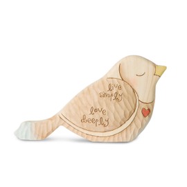 Pavilion Gift Company 78025 Live Simply Songbird Figurine, 5-1/2" Long